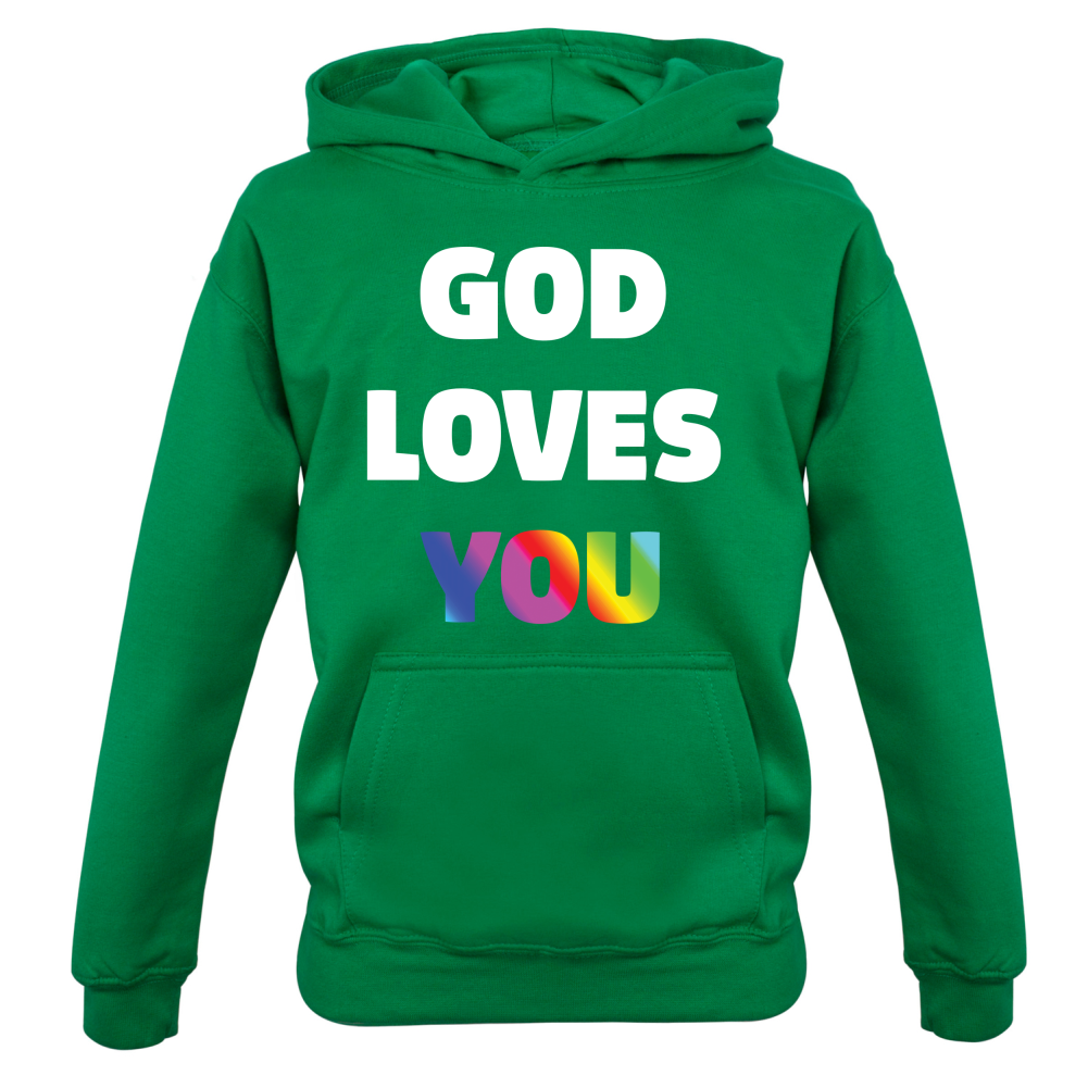 God Loves You Kids T Shirt