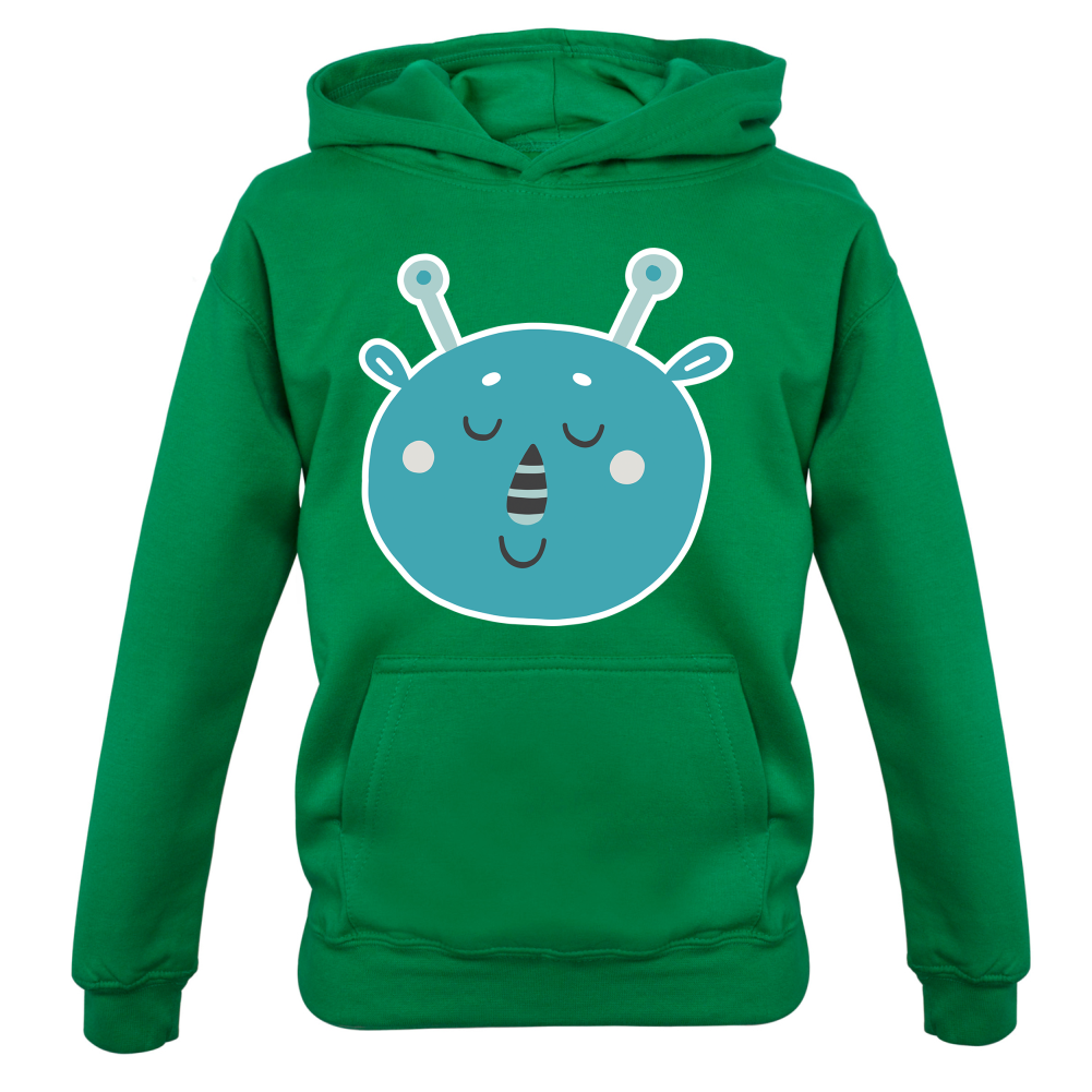 Smiley Face Martian Kids T Shirt