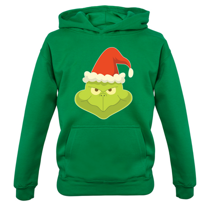 Grinch Face Kids T Shirt