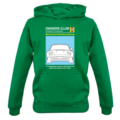 Car Owners Manual 959 Turbo Kids T Shirt