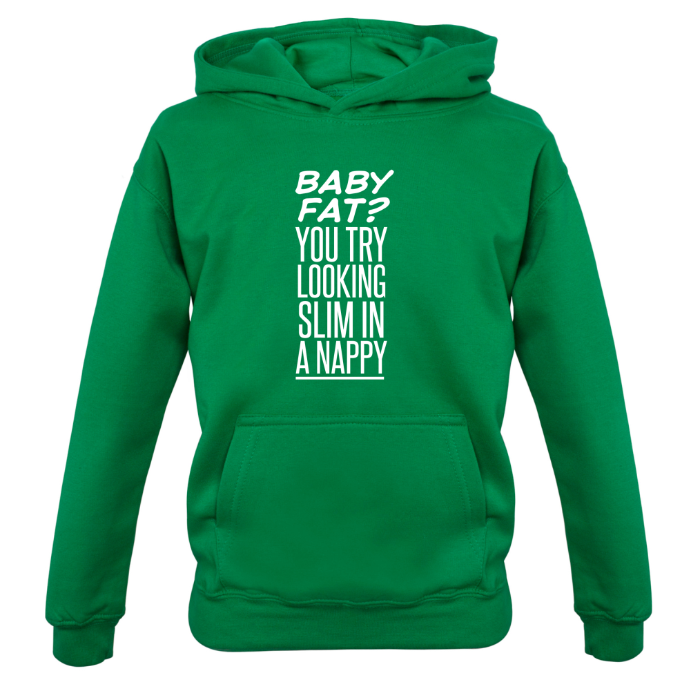Baby Fat In Nappy  Kids T Shirt