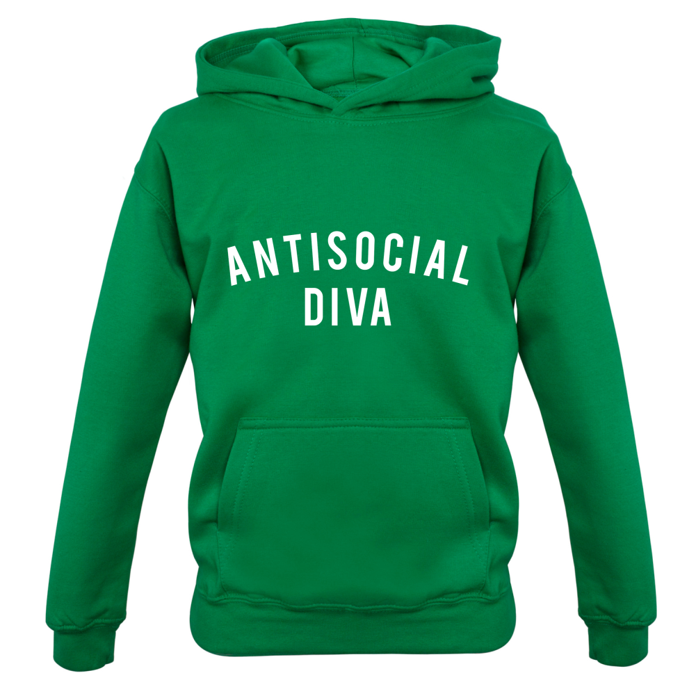 Anti-Social Diva Kids T Shirt