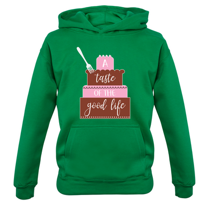 Taste The Good Life Kids T Shirt