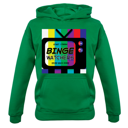 Binge Watchers Kids T Shirt