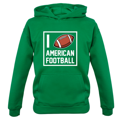 I Heart American Football Kids T Shirt