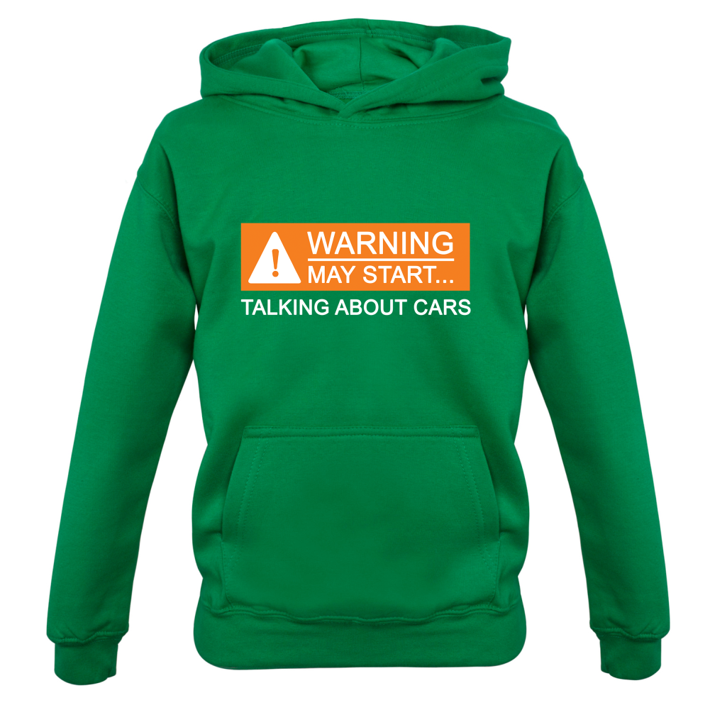 Warning May Start Talking about Cars Kids T Shirt