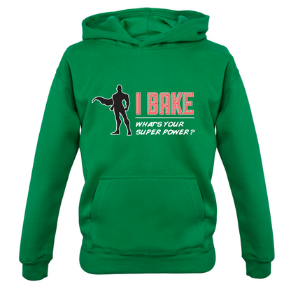 I Bake What's Your Super Power MALE Design Kids T Shirt