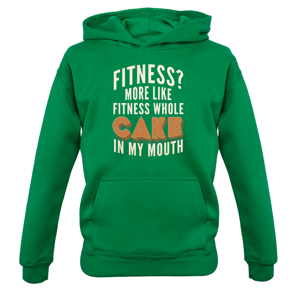 Fitness Cake In My Mouth Kids T Shirt