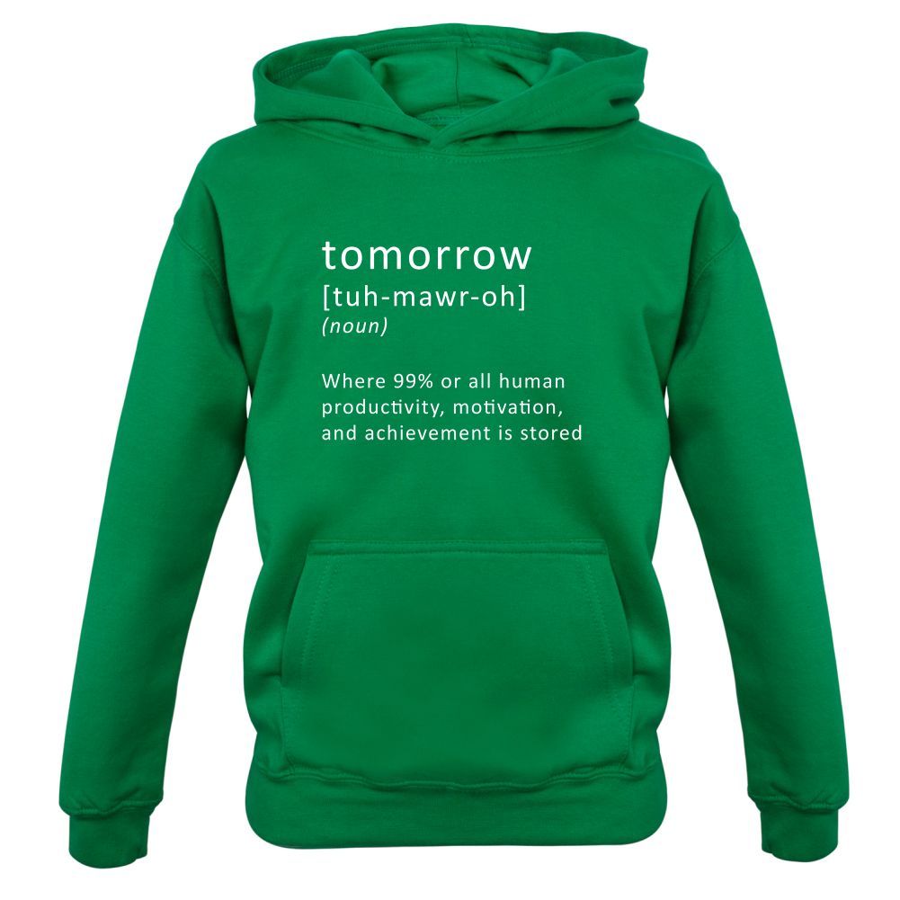 Funny Definition Tomorrow Kids T Shirt