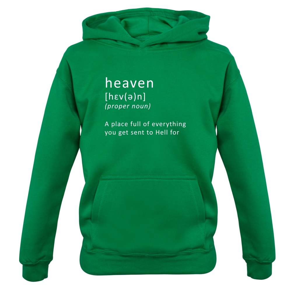 Funny Definition Heaven Kids T Shirt