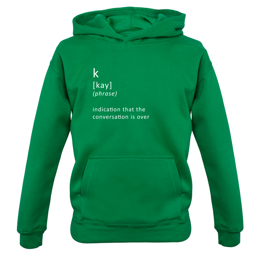 Funny Definition K Kids T Shirt