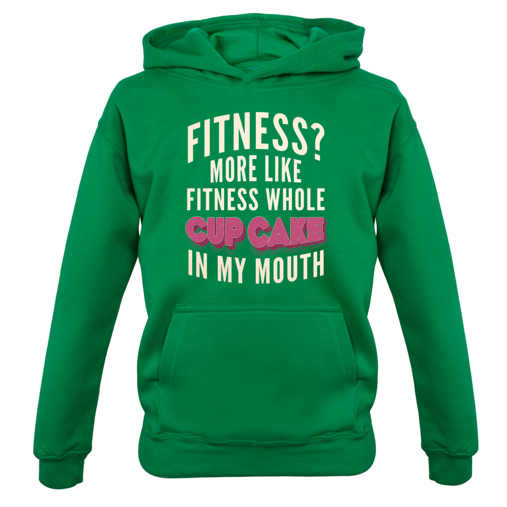 Fitness Cupcake In My Mouth Kids T Shirt