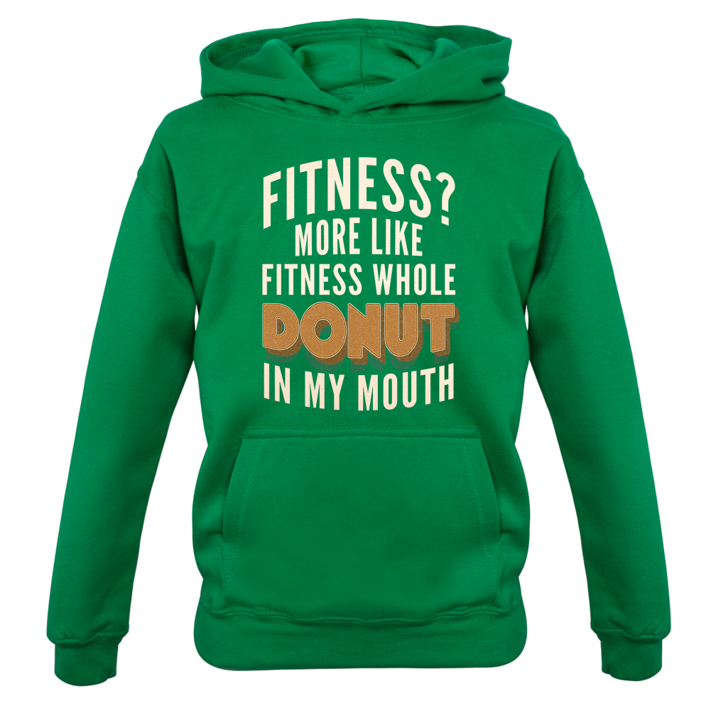Fitness Donut In My Mouth Kids T Shirt