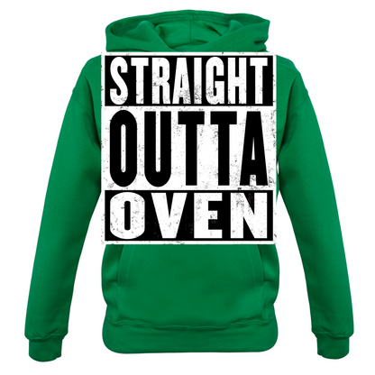 Straight Outta Oven Kids T Shirt