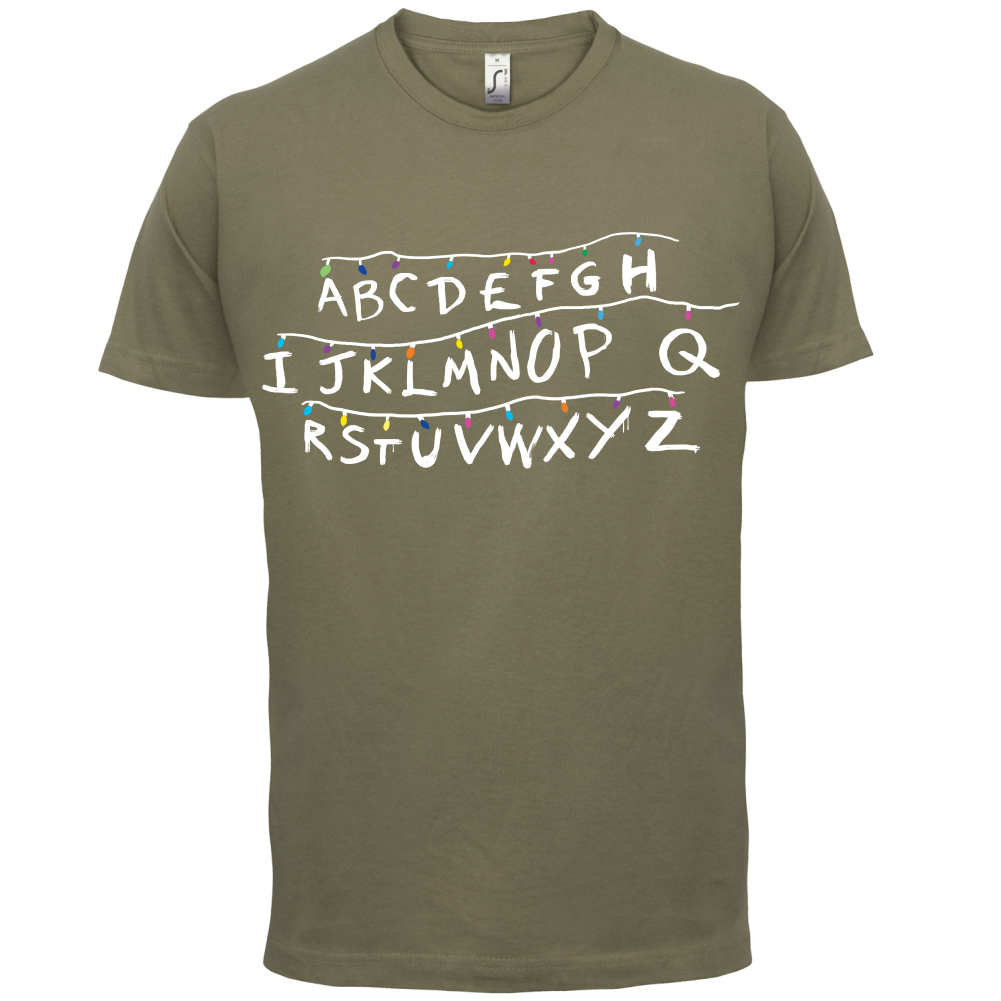 Stranger Alphabet T Shirt