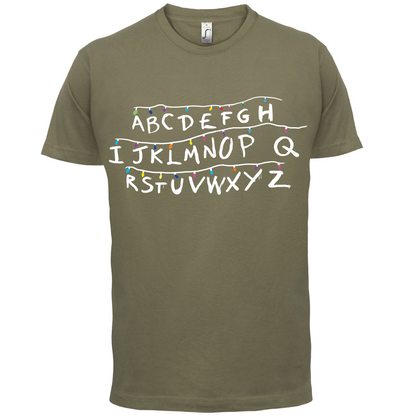 Stranger Alphabet T Shirt