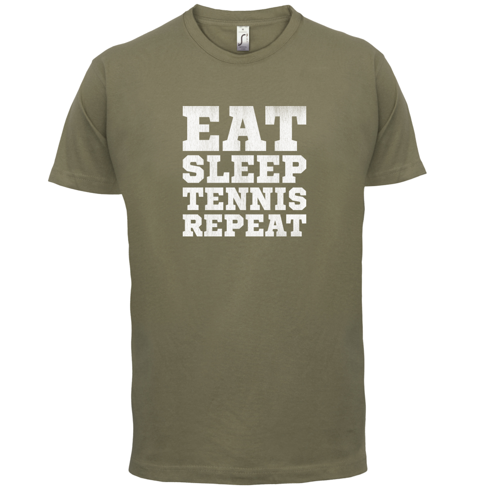 Eat Sleep Tennis Repeat T Shirt