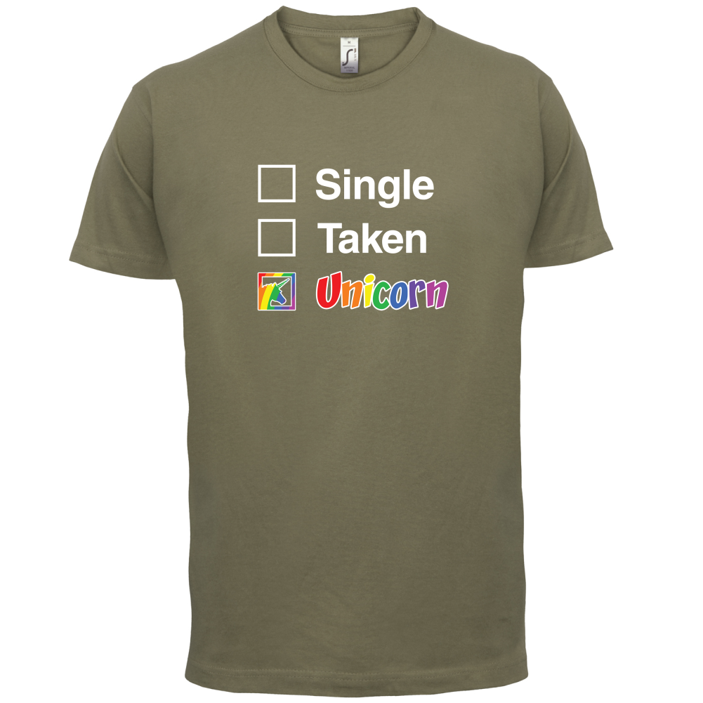 Single Taken Unicorn T Shirt