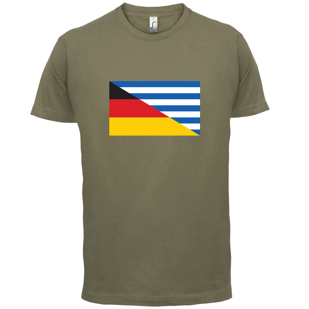 Half German Half Greek Flag T Shirt