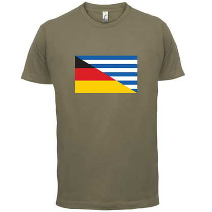 Half German Half Greek Flag T Shirt