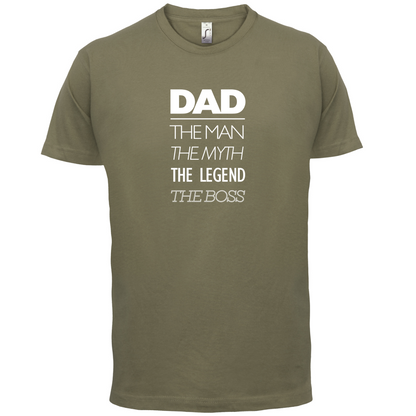 The Man The Myth The Legend The Boss T Shirt