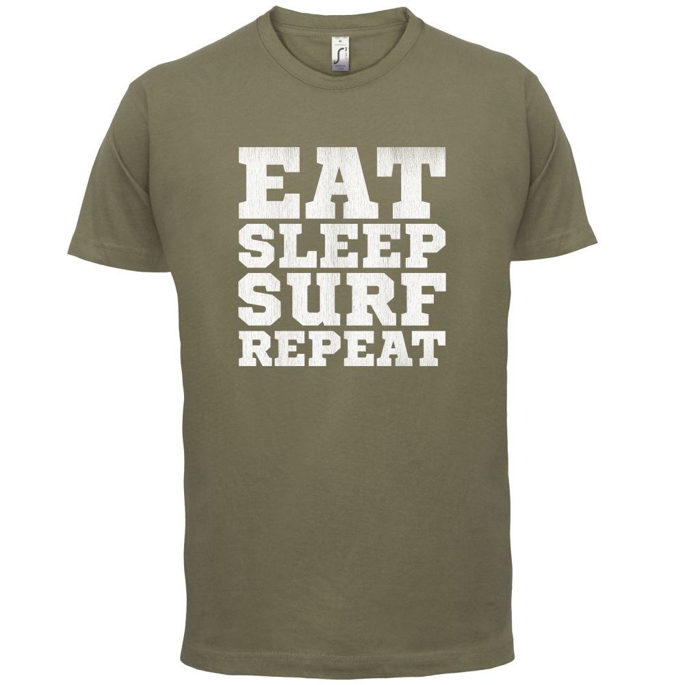 Eat Sleep Surf Repeat T Shirt