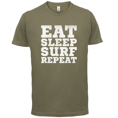 Eat Sleep Surf Repeat T Shirt