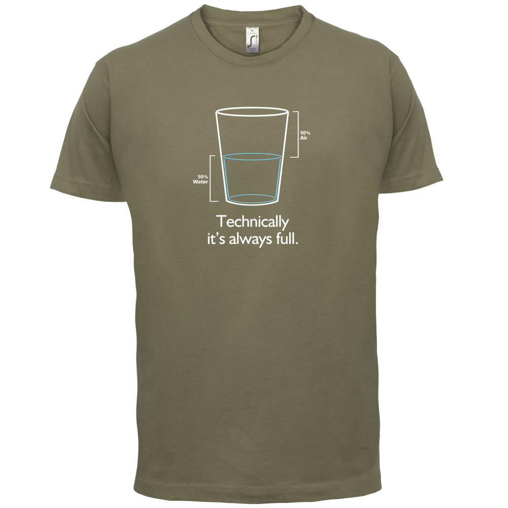 Technically It's Always Full T Shirt
