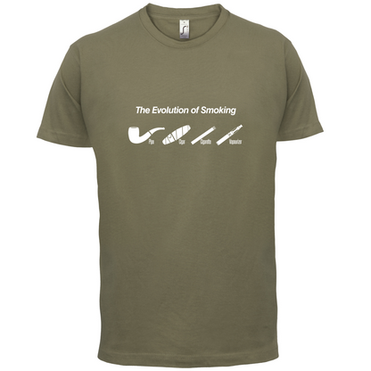 Evolution of Smoking T Shirt
