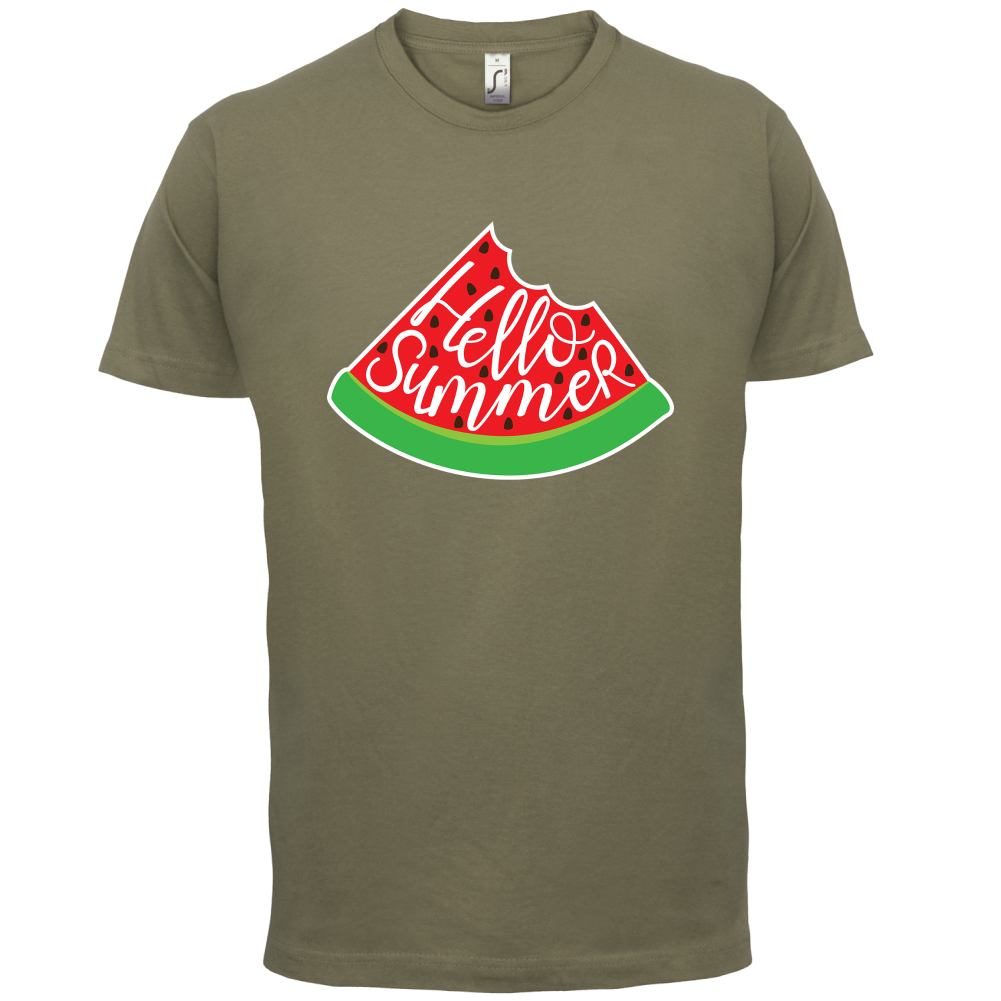 Hello Summer Watermelon T Shirt