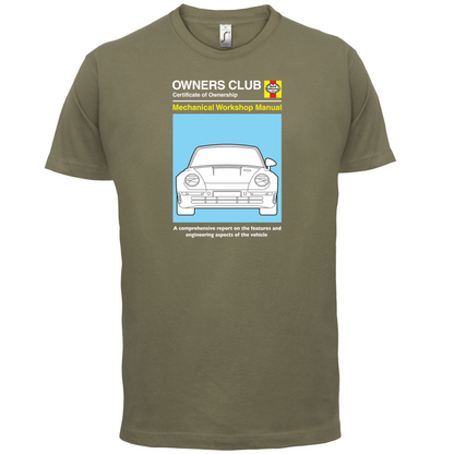 Car Owners Manual 959 Turbo T Shirt