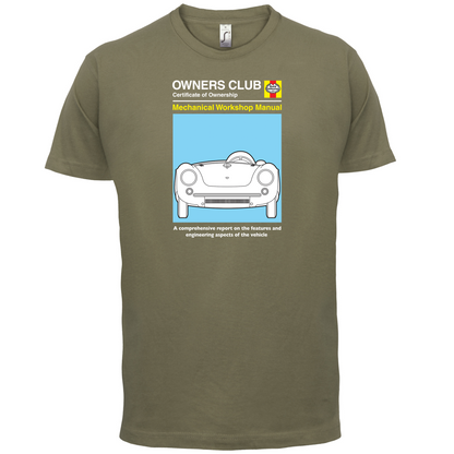 Car Owners Manual 550 T Shirt
