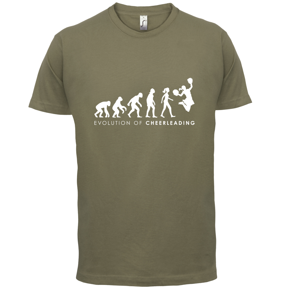 Evolution Of Woman Cheerleading T Shirt
