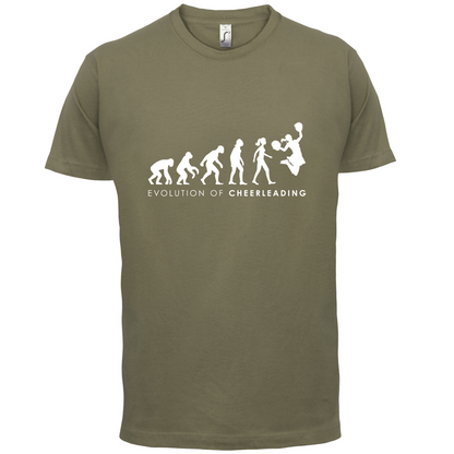 Evolution Of Woman Cheerleading T Shirt