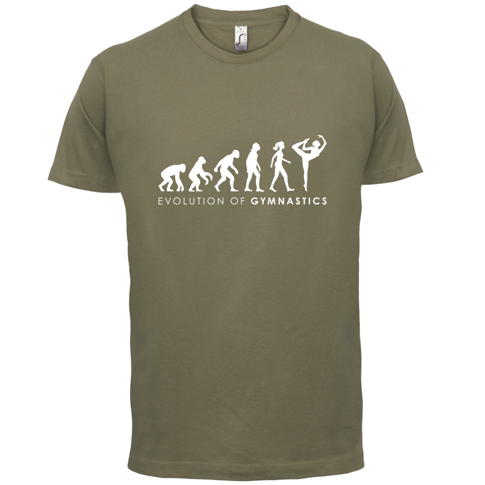Evolution Of Woman Gymnastics T Shirt