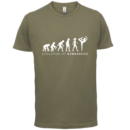 Evolution Of Woman Gymnastics T Shirt