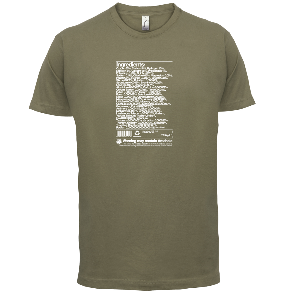 May Contain Arsehole T Shirt