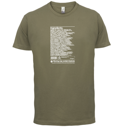 May Contain Arsehole T Shirt