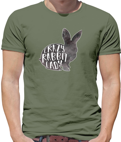 Crazy Rabbit Lady T Shirt