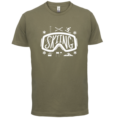 Skiing Goggles T Shirt