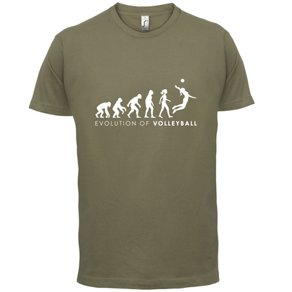 Evolution Of Woman Volleyball T Shirt