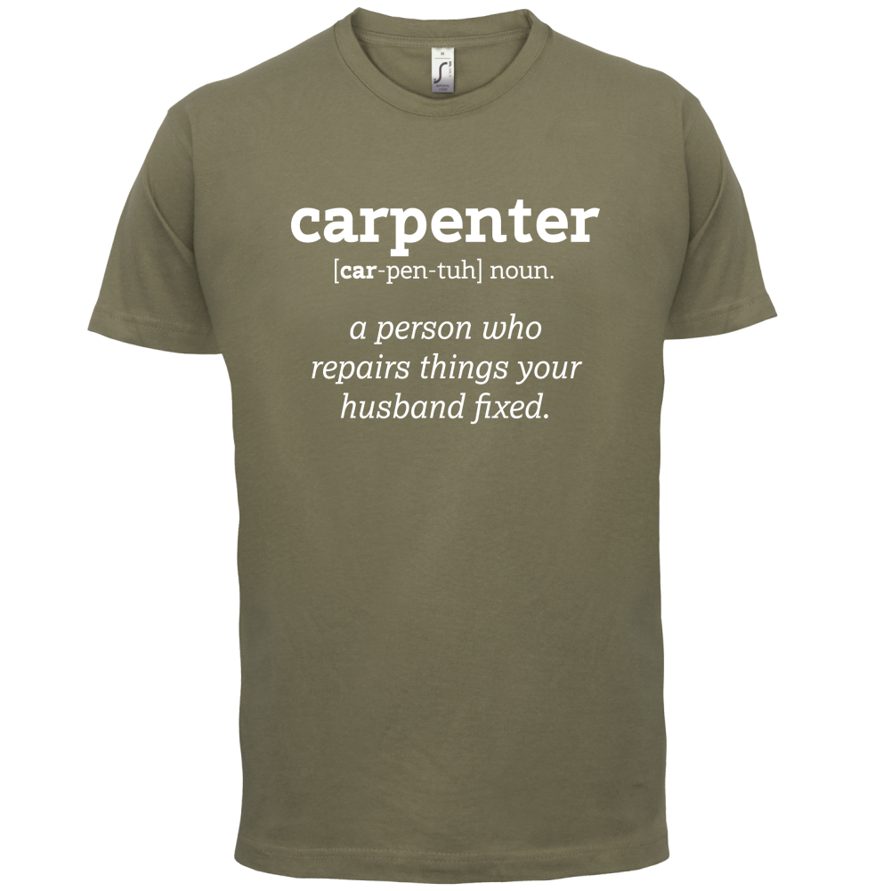 Definition Carpenter T Shirt