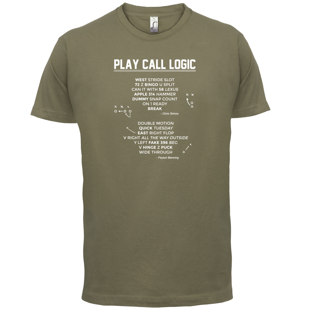 Play Call Logic T Shirt