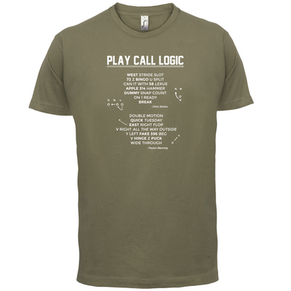 Play Call Logic T Shirt