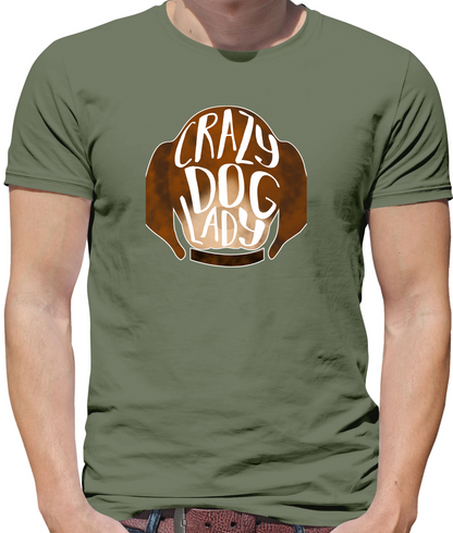 Crazy Dog Lady T Shirt
