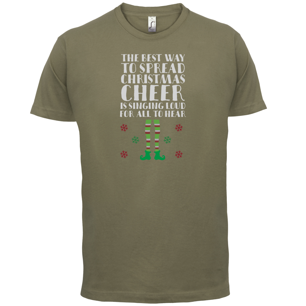 Spread Xmas Cheer, For All To Hear T Shirt