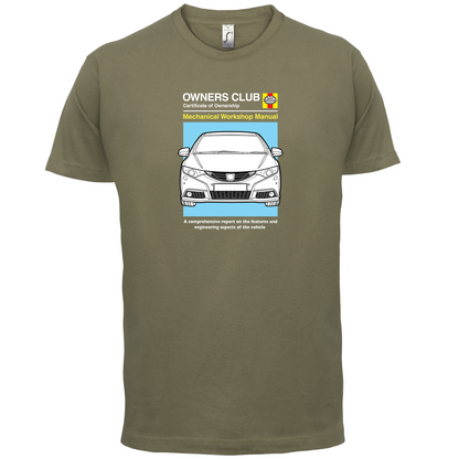 Car Owners Manual Civic T Shirt