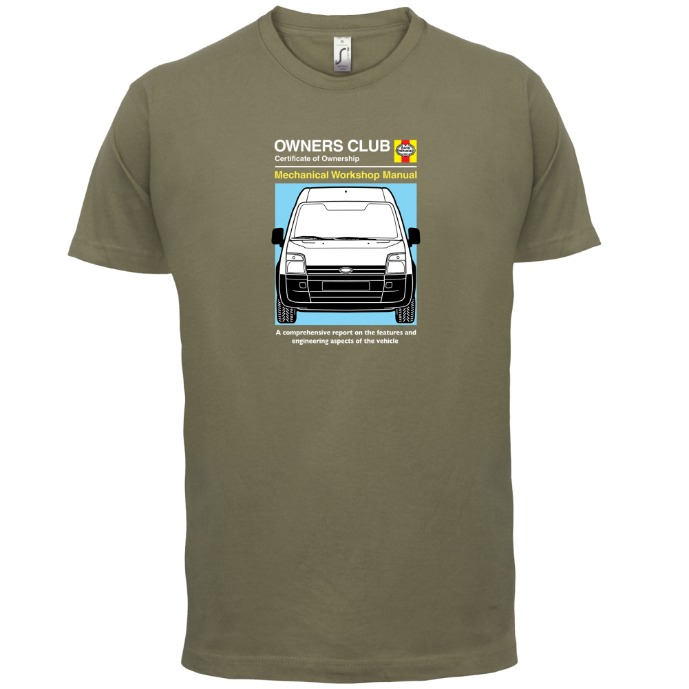 Car Owners Manual Ford Transit T Shirt