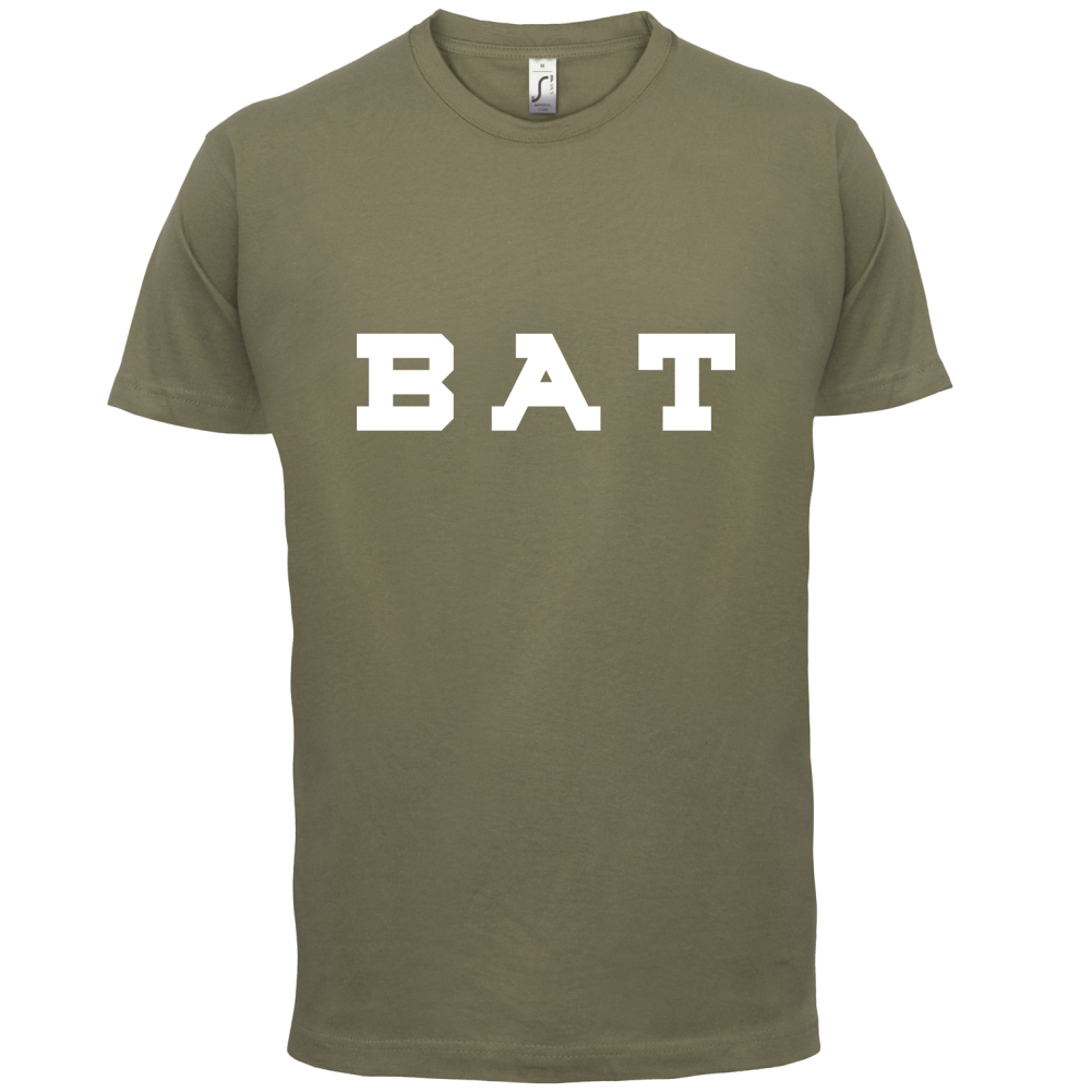 Justcie Bat College Style T Shirt