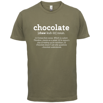 Definition Chocolate T Shirt